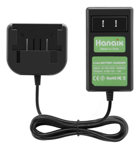 Hanaix Nuevo Cargador De Batera De Litio 10.8v-12v Compatibl