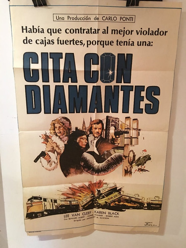 Afiche De Cine Original - Cita Con Diamantes