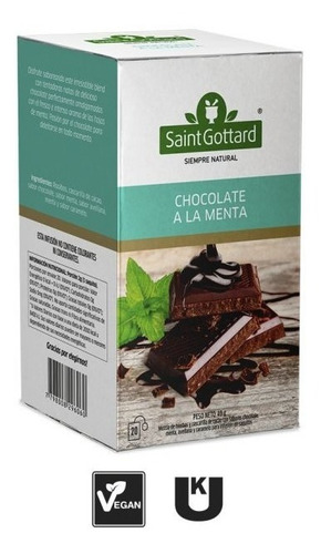 Te Tisana Chocolate A La Menta Saint Gottard X 20 Saq