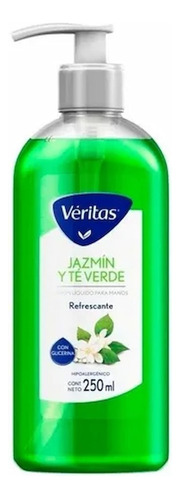 Jabon Para Manos Veritas Liquido Jazmin Y Te Verde Con Glice