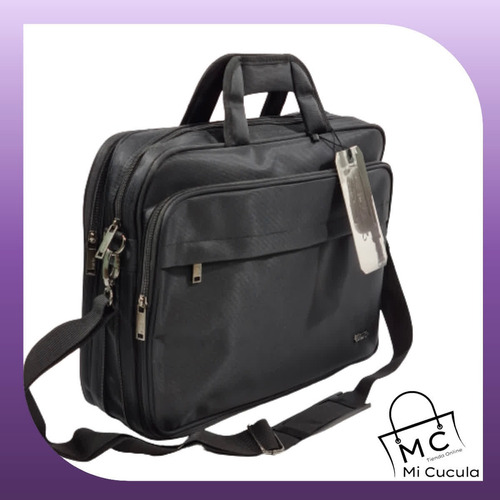Imagen 2 de 10 de Maletin Biwo Elegante Portanotebook Extensible 18 Pulgada 92