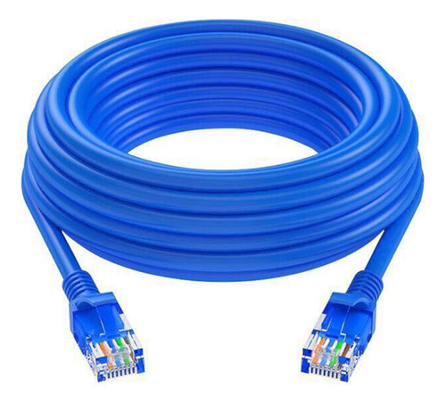 Cable Rj45 Utp 5 Metros Cat6e Certificado De Interior