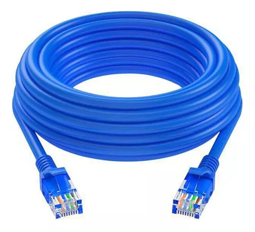 Cable de Red 10 Metros Cat6 Interior Azul NRG+ - Districomp