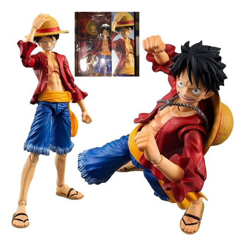 Muñeca De Colección De Figura Articulada De One Piece D. Luf