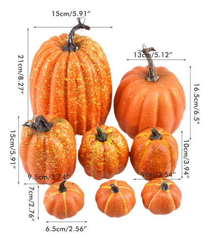 Maquetas De Calabazas Falsas Para Halloween, Manualidades, 8