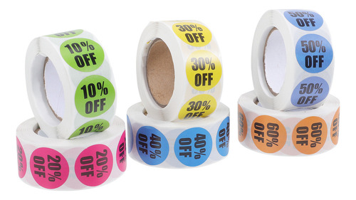 Xinnuo 6 Rollos De Pegatinas Adhesivas Con Descuento