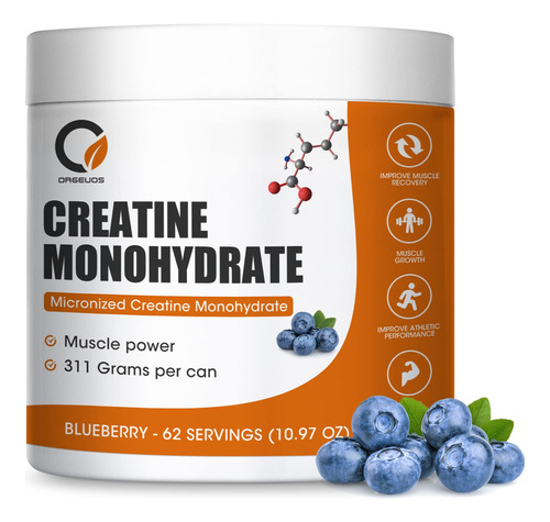 Orgeuos Creatine Para Mujeres, Polvo De Monohidrato De Creat