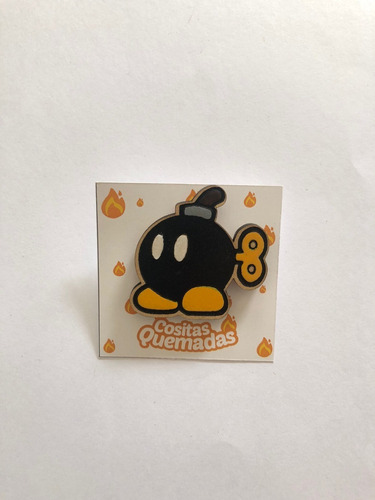 Imagen 8 de 10 de Prendedor De Madera Barnizado Pintado A Mano - Pines