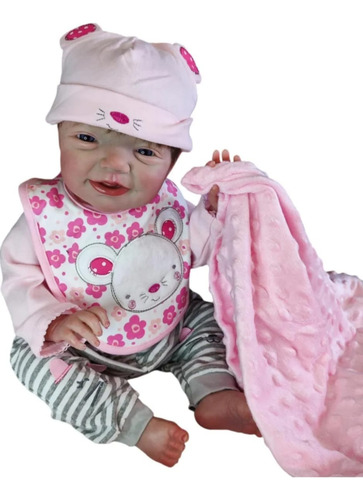 Bebé Reborn Original Vinilo Cuerpo Completo Melissa Doll