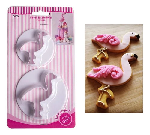 Cortadores Galletas Flamingo Cisne Fondant Reposteria