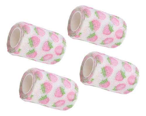 Vet Tape Wrap, 4 Unidades, Vendaje Autoadhesivo De 3 Pulgada