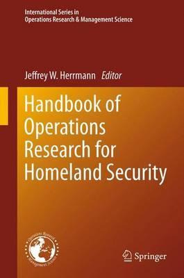 Libro Handbook Of Operations Research For Homeland Securi...