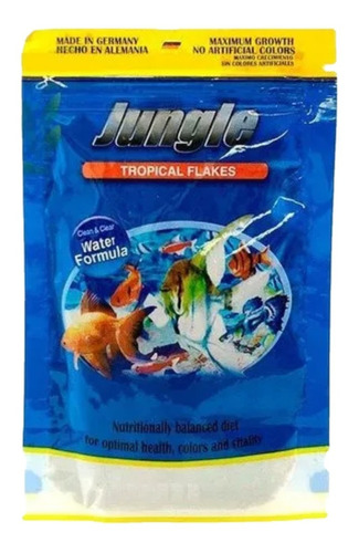 Tetra Jungle Tropical Flakes 500g Alimento Balanceado En Hojuelas  Para Peces Activos A Base De Harina De Pescado Colores Vibrantes Con Suplementos Y Proteina 46%