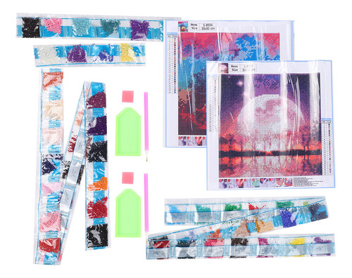 Pintura De Diamante 5d Bricolaje Bordado De Cristal Puntada