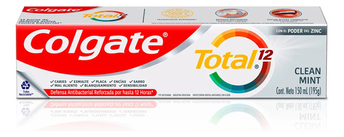 Crema Dental Colgate Total 12 Clear Min - mL a $213