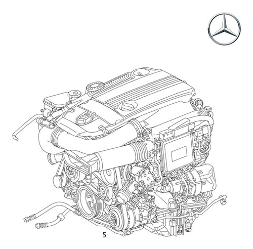 Imagen 4 de 10 de Guia Plastica Distribucion Mercedes Benz C200 250 Cgi Om271