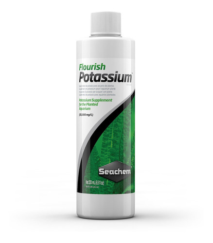 Seachem Flourish Potassium - Potássio Para Plantas 100 Ml.