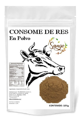 10 Kilos De Consome O Caldo En Polvo De Res Kozini Primera