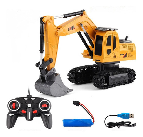 Juguete De Control Remoto Excavadoras 1:24 Para Niños