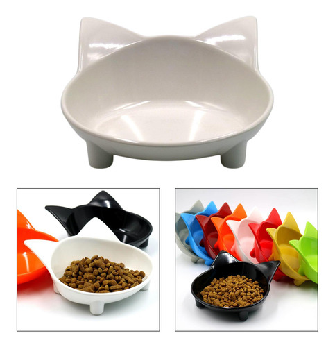 2 Uds Tazón De Comida En Forma De Orejas De Gato