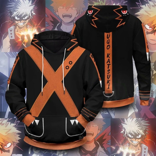 Bakugou Katsuki Pullover Anime My Hero Academia Sudadera