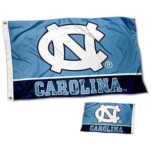North Carolina Tar Heels Double Sided Flag - Bandera Do...