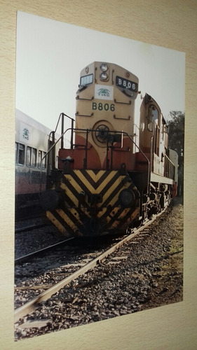 Ferrocarril Foto 20x30 Locomotora Alco Rsd16 B806 En Jose C.