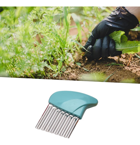2 Herramientas De Jardinería De Acero Inoxidable Azul