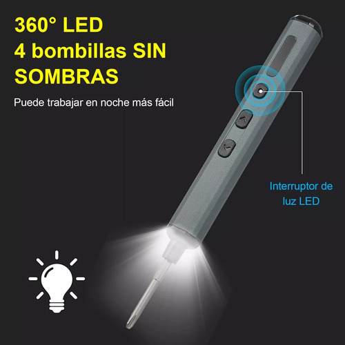 Juego De Desarmador Precisión Eléctrico Inalámbrico 69 Pcs