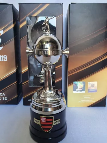 Troféu Taça Libertadores Flamengo Conmebol 2019 Oficial 