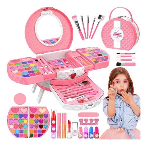 Maquillaje Juego De Belleza Para Niñas Lavable