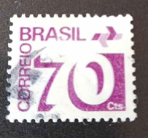 Sello Postal - Brasil - Cifras 1975