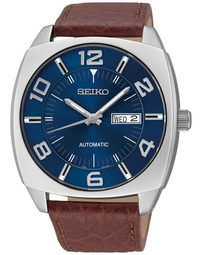 Relógio Seiko Recraft Automatico Azul Snkn37 Usado Perfeito.
