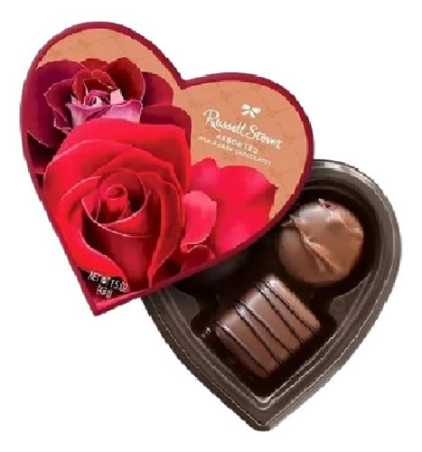 Russell Stover Regalo Chocolate San Valentin Corazon 43gr