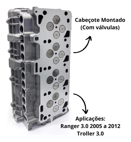Cabeçote Ford Ranger 3.0 Powerstrock Original Completo