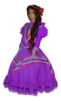 Comprar Vestido Jalisco Infantil Niña Regional Típico Disfraz Festival Bailable Tema Escuela
