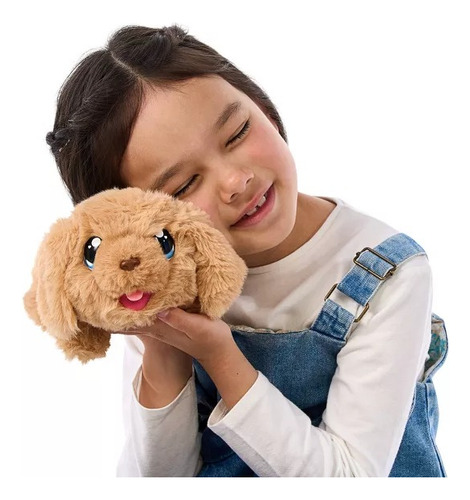 Little Live Pets Interactivo Cachorro Puppy Con Casita Moose Color Amarillo/marron