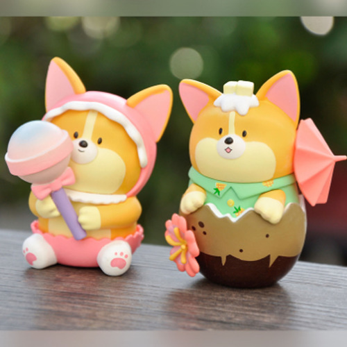 Juego De Juguetes Con Figuras De Dibujos Animados Para Decor