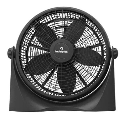 Ventilador De Piso Indelplas Iv16 Negro 5 Aspas 60w 16 Diam