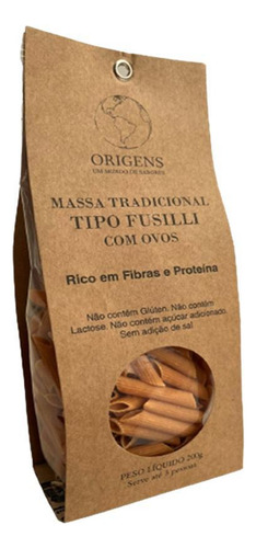 Macarrão Penne Tradicional Sem Glúten Origens 200g