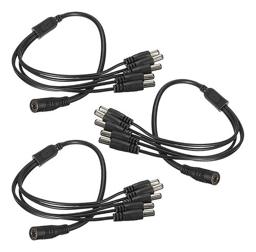 Cable Pulpo Multiples 1a5 Splitte Alimentacion Cctv Pack X3