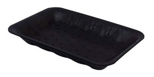 Bandeja Isopor Ff02 Preta Abs (14 X 21.5 X 3.0) (c/400) Preto