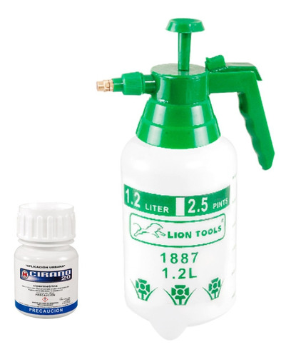 Kit Fumigador Domestrico 1.2 Lts + Insecticida Uso Urbano