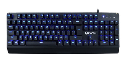 Teclado Mecánico Usb Gamer Rgb Meetion Gaming Pc Ps4 Febo