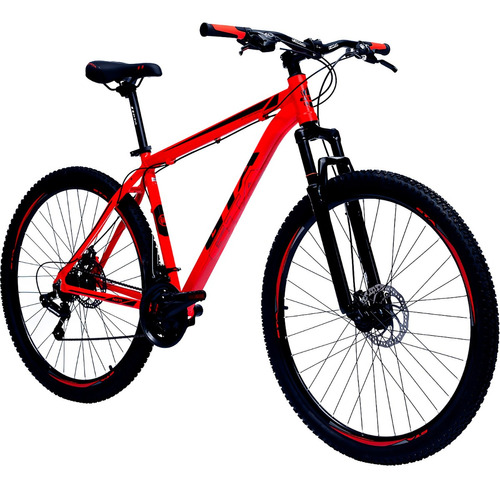 Bicicleta Aro 29 Gta Nx 24 Vel Kit Shimano Freio Hidraulico Cor Vermelho Tamanho Do Quadro 19