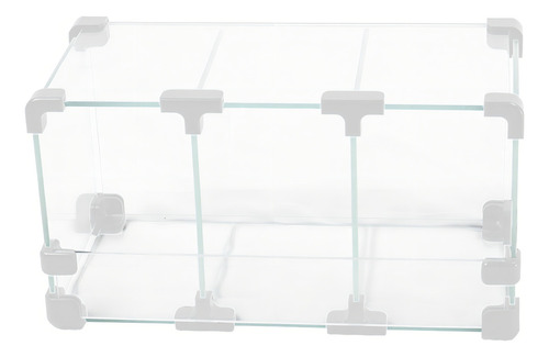 Baleiro De Vidro 0,30 X 0,15 X 0,15 C/ Tv (branco)