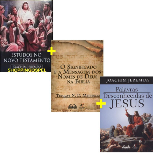 Palavras De Jesus + Estudos Testamento + Nomes De Deus