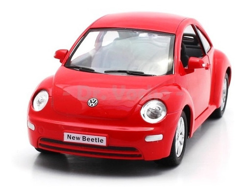 Imagen 7 de 9 de Rojo Volkswagen New Beetle Escala 1:24 Colección
