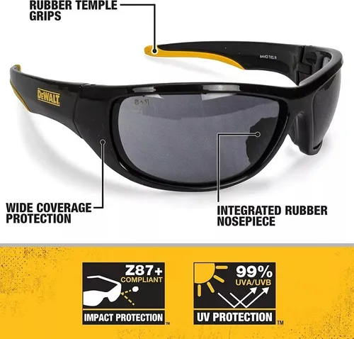 Lentes De Seguridad Dewalt Dominator Smoke