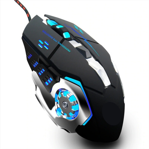 Mouse Retroilumnado Gamer Usb 5 Botones